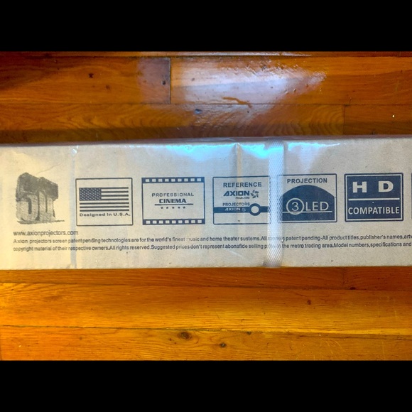 Other Axion Self Locking 3d Digital Projector Screen Poshmark
